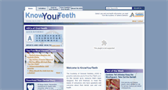 Desktop Screenshot of knowyourteeth.com